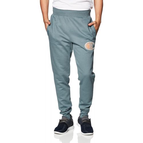  Champion mens Reverse Weave Joggers, Big Left Leg C