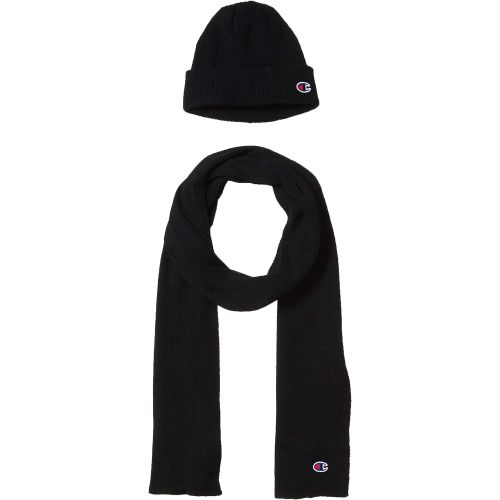  Champion Mens Mogul Beanie & Scarf Set