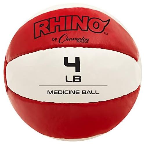  [아마존베스트]Champion Sports Leather Medicine Ball