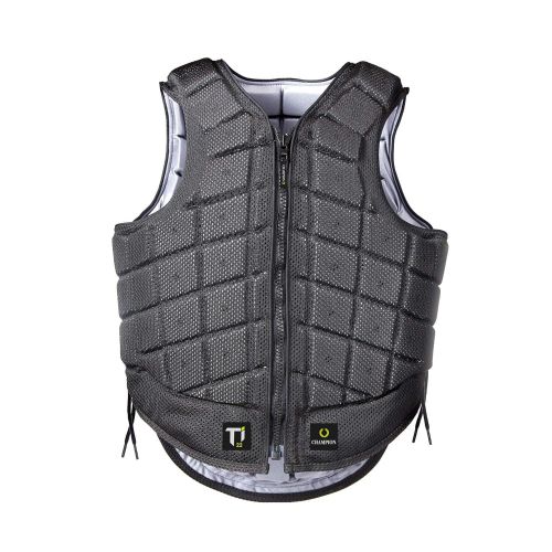  Champion, Titanium Ti22 Body Protector, Child and Youth, Black, X-Small Regular