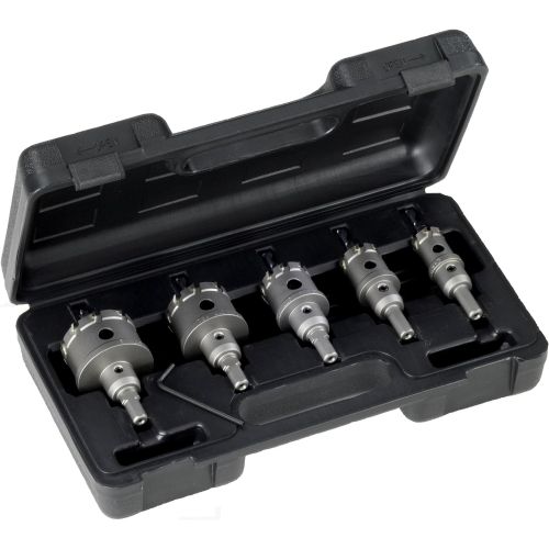  Champion Cutting Tool Corp Champion CT7P-SET-6 Carbide Tipped Hole Cutter Electrical Conduit Set, 5-Piece
