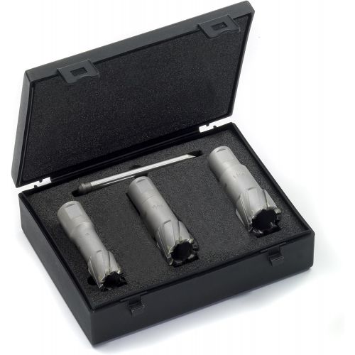  Champion Cutting Tool Corp Champion Cutting Tool RotoBrute High Performance CT150-SET 3 Piece Carbide Tipped Annular Cutter Set (Includes sizes: 1316, 1516, 1-116+Pilot Pin)