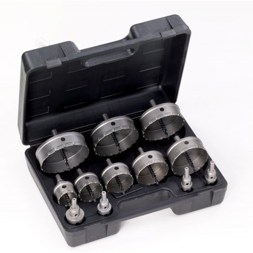  Champion Cutting Tool Corp Champion CT7P-PLUMBER-2 Carbide Tipped Hole Cutter Plumber Set, 12-Piece