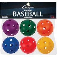 Champion Sports Hollow Plastic Baseballs