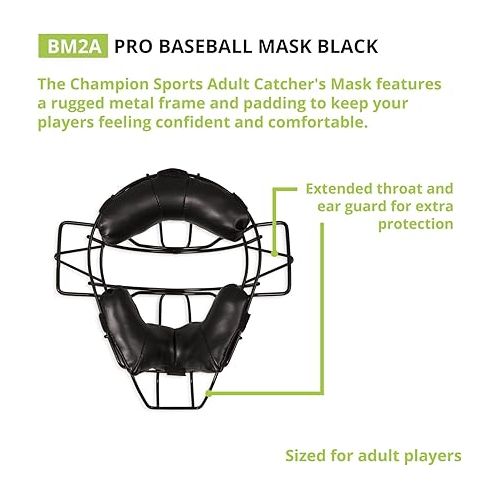  Champion Sports Pro Baseball Adult Mask