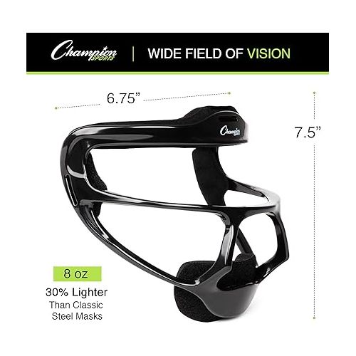  Champion Sports Magnesium Softball Face Mask