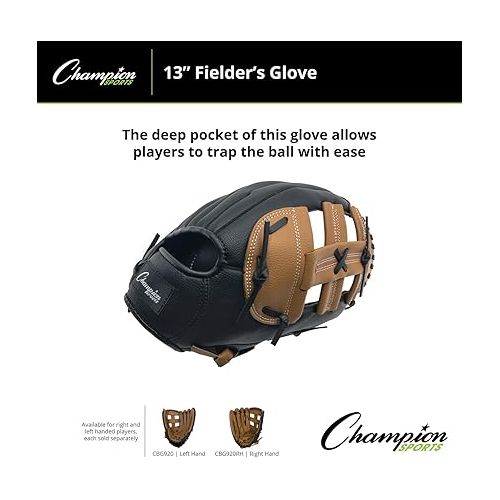  Champion Sports Glove | Synthetic Leather Front and Back