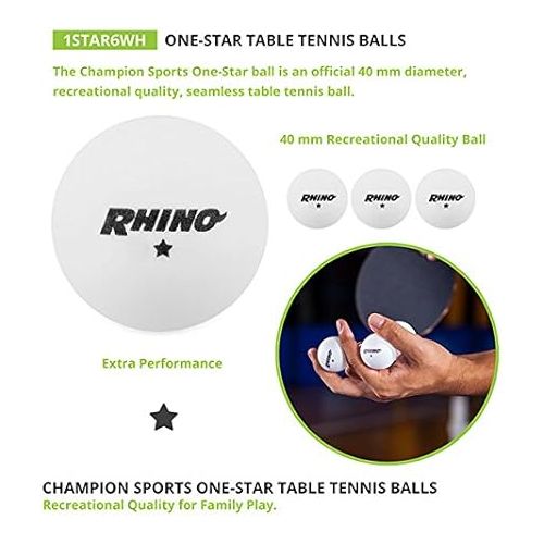  Champion Sports Table Tennis Balls