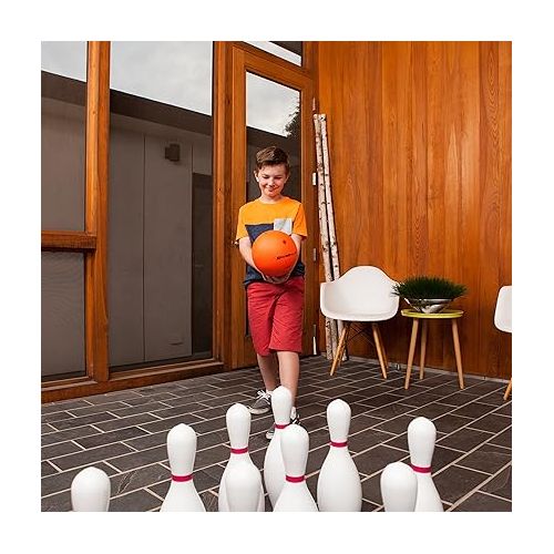  Champion Sports Foam Bowling Ball: Rhino Skin Soft Ball for Training & Kids Games