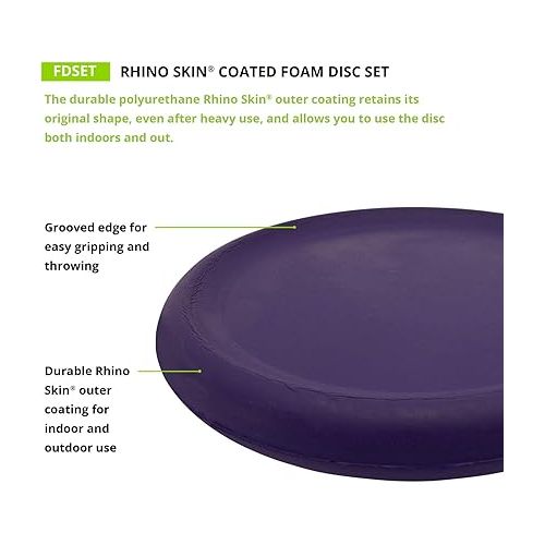  Champion Sports Rhino Skin Foam Disc Set