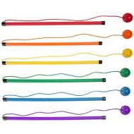 [아마존베스트]Champion Sports Twirl and Jump Set: Rainbow 6 Pack Skip Hop Jump Rope for Kids Fitness & Fun