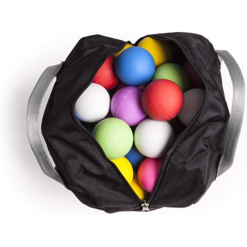  Champion Sports Lacrosse Ball Bag: Nylon Sports Training Tote for Lacrosse, Baseball and Tennis