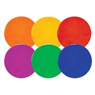 Champion Sports Poly Spot Markers  Set of 6: Multiple Colors and Sizes