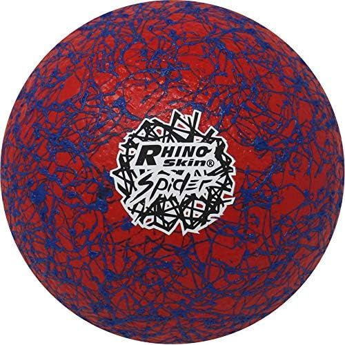  Champion Sports Premium Rhino Skin Extreme Color Dodgeballs - Glow in the Dark, Color Changing, and Spider Grip - Low Bounce Dodgeballs