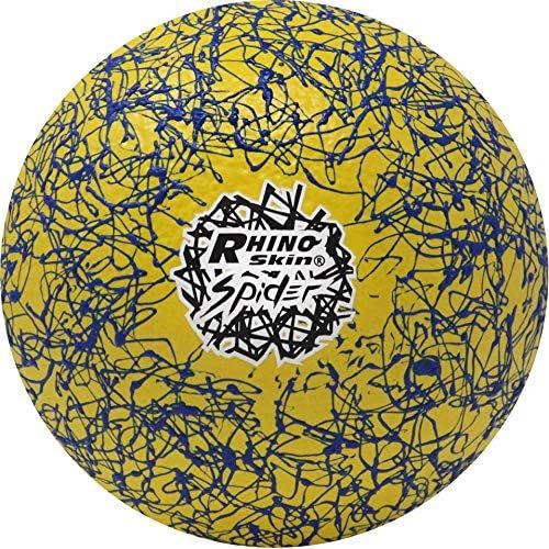  Champion Sports Premium Rhino Skin Extreme Color Dodgeballs - Glow in the Dark, Color Changing, and Spider Grip - Low Bounce Dodgeballs