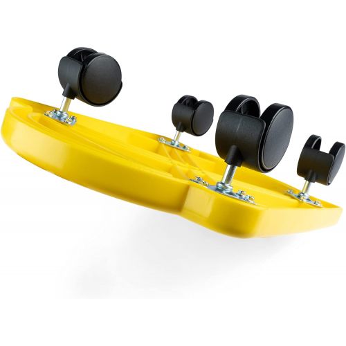  Champion Sports Standard Scooter Board with Handles, Assorted Colors (Yellow or Blue)