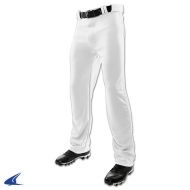 Champro Open Bottom Relaxed Fit Mens Baseball Pant, White