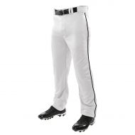 Champro Triple Crown Adult Piped Baseball Pant, White/Black