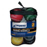 Champro Weighted Training Baseballs, Team Set of 6 9.00in