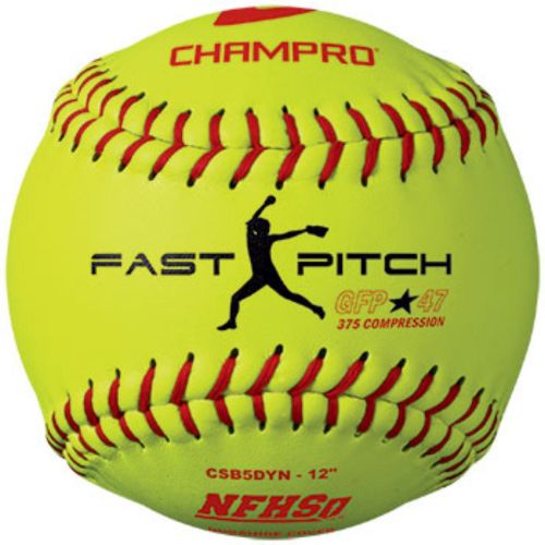  Champro NFHS 12 Fast Pitch Softballs, 1 Dozen