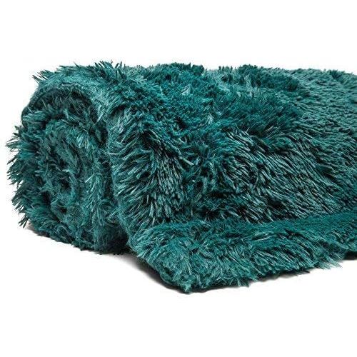  [아마존 핫딜]  [아마존핫딜]Chanasya Super Soft Shaggy Longfur Throw Blanket | Snuggly Fuzzy Faux Fur Lightweight Warm Elegant Cozy Plush Sherpa Fleece Microfiber Blanket | for Couch Bed Chair Photo Props - 5