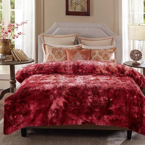  [아마존 핫딜] [아마존핫딜]Chanasya Faux Fur Throw Blanket | Super Soft Fuzzy Light Weight Luxurious Cozy Warm Fluffy Plush Hypoallergenic Blanket for Bed Couch Chair Fall Winter Spring Living Room - King -