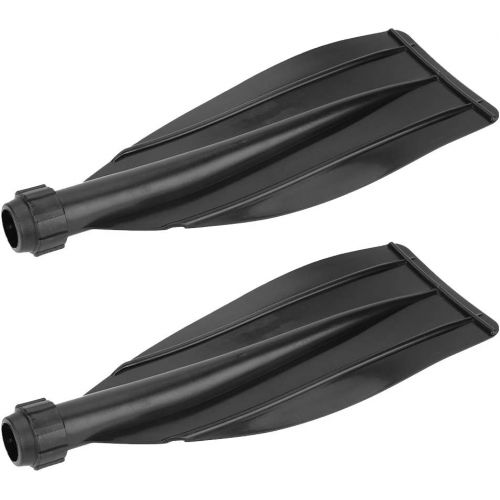  Changor 1 Pair Durable Kayak Canoe Paddle Blade Leaf Oar Replacement Accessories，Rubber Boat, Compatible Pcs Kayak Paddle 2.3mm/0.1in Plastic Made Spiral Pattern