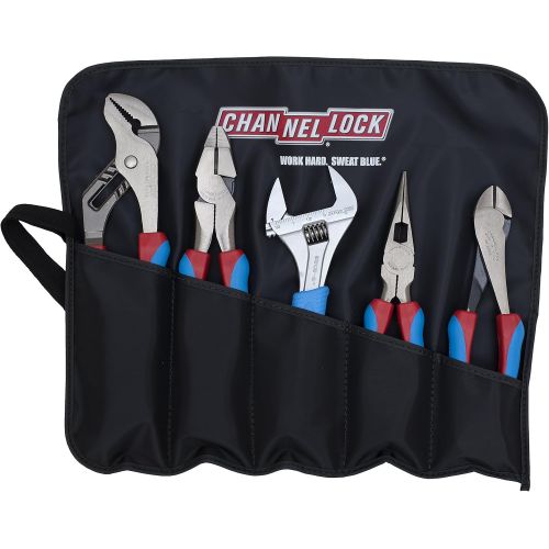  Channellock CBR-5 Code Blue Set with Tool Roll, 5-Piece