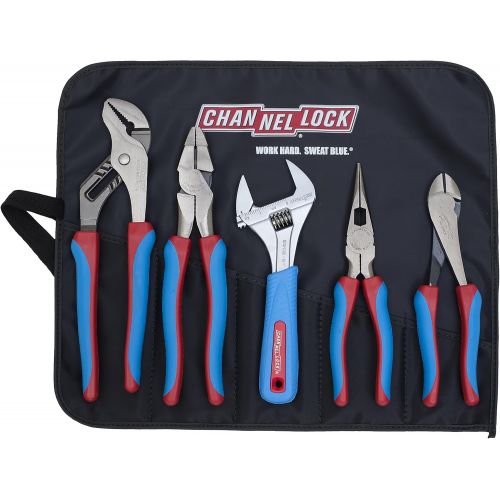  Channellock CBR-5 Code Blue Set with Tool Roll, 5-Piece