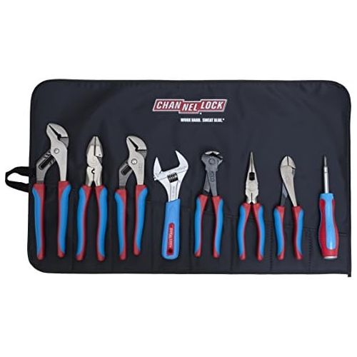  Channellock CBR-8A Code Blue Set with Tool Roll, 8-Piece