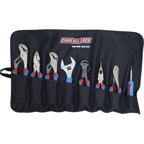  Channellock CBR-8A Code Blue Set with Tool Roll, 8-Piece