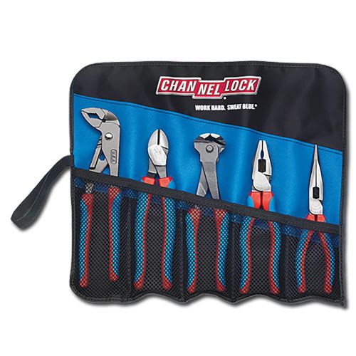  Channellock CBR-5E Code Blue E Series Set in a Tool Roll, 5-Piece