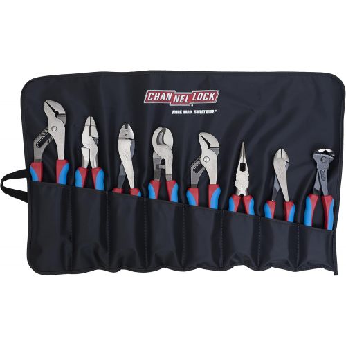  Channellock CBR-8 Code Blue Tool Roll, 8 Piece