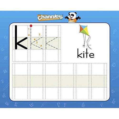  [아마존베스트]Channies Dry Erase Alphabet/Number Flash Cards, 5.5W x 4.25 L x 0.25H, White, Model:B500