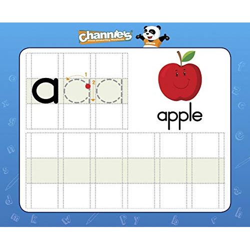  [아마존베스트]Channies Dry Erase Alphabet/Number Flash Cards, 5.5W x 4.25 L x 0.25H, White, Model:B500