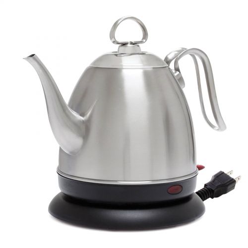  Chantal Mia Ekettle 32 Oz Stainless Steel BPA Free Electric Water Kettle, Silver