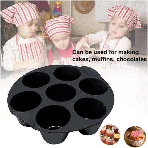  [아마존베스트]Chaotai Air Fryer Accessories, 18cm or 21cm Air Fryer Silicone Cupcake Mold, Universal Chocolate Muffin Cake Mold