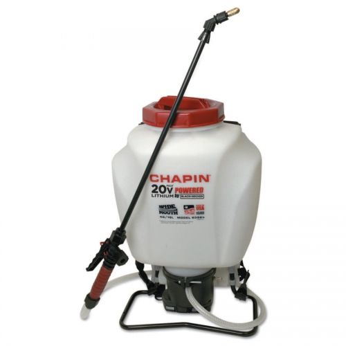  Chapin Sprayer 63985 4-Gallon Wide Mouth 20V Battery Backpack Sprayer Powered by Black & Decker