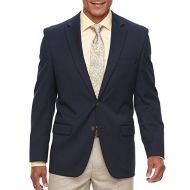 Chaps Mens Classic-Fit Performance Stretch Blazer Coat Navy