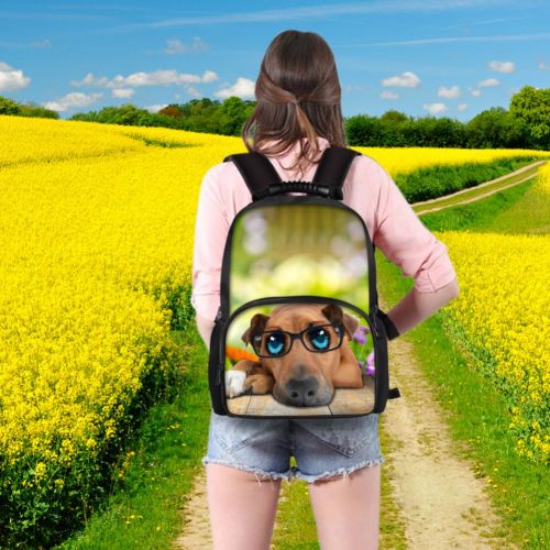  Chaqlin CHAQLIN Cartoon Puppy Kids School Book Bags Kawaii Chidlren Shoulder Bag