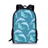 Chaqlin CHAQLIN Dolphin Backpacks Kids School Bags Water Resistant