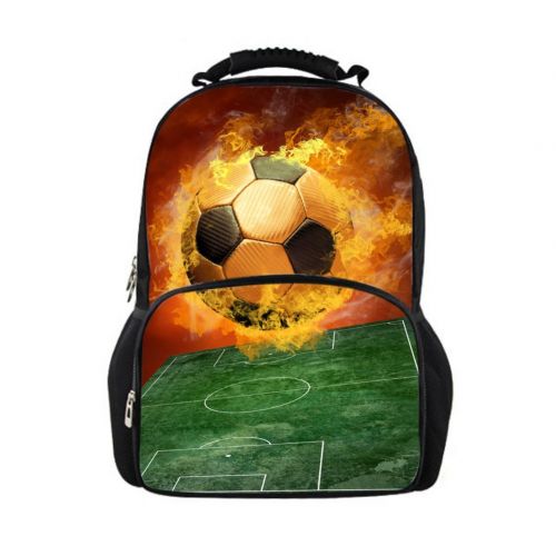 Chaqlin CHAQLIN 3D Football Printed School Bags for Boys Large Mens Sport Daypack
