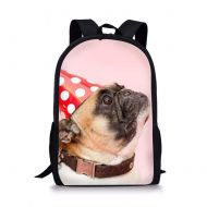 Chaqlin CHAQLIN Children Pug Backpack School Bags Mens Travel Rucksack