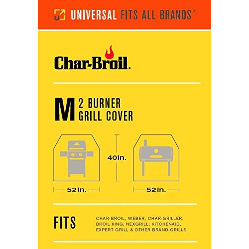 Char-Broil Char Broil All-Season Grill Cover, 2 Burner: Medium