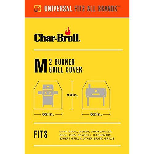  Char-Broil Char Broil Performance Grill Cover, 2 Burner: Medium