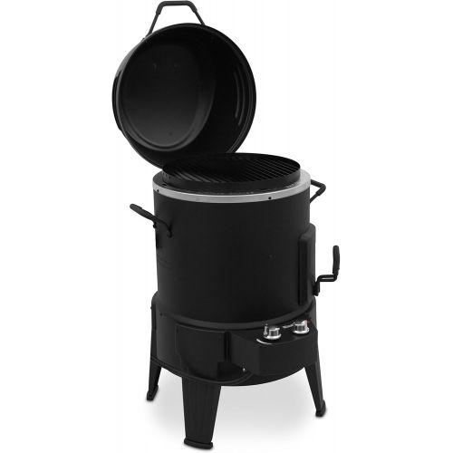  [아마존 핫딜] [아마존핫딜]Char-Broil The Big Easy - Smoker, Roaster und Grill 3-in-1, Schwarz.