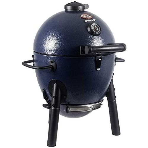  Char-Griller E06614 Akorn Jr. Kamado Kooker Charcoal Grill - Red