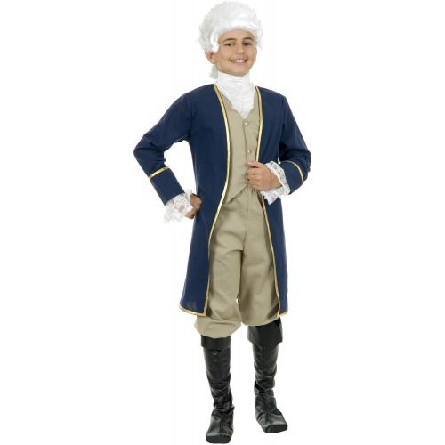  할로윈 용품Charades Costumes George Washington Child Costume Blue/Brown Medium (8-10)