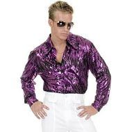 Charades Mens Flame Disco Shirt