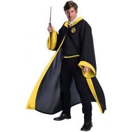 BirthdayExpress Adult Harry Potter Hufflepuff Student Costume (XL)